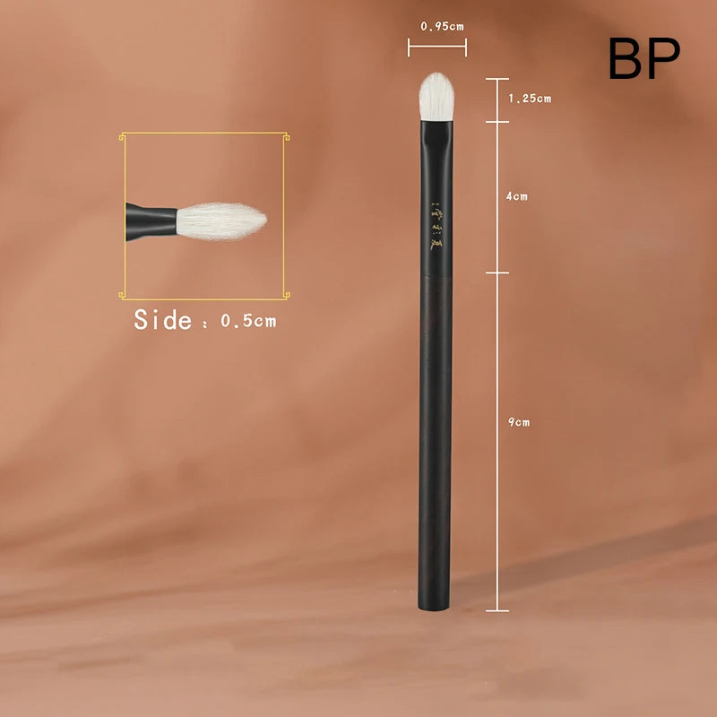 Professional Handmade Make Up Brush Eye Shadow Blending Brush Soft Saibikoho Goat Hair Ebony Handle Makeup Brushes
