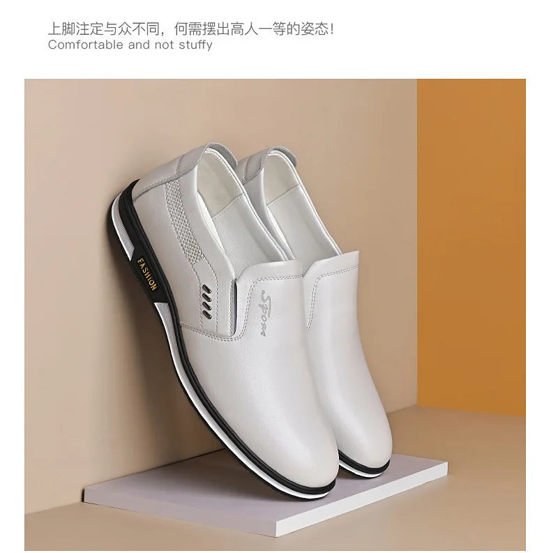 Men Leather Casual Shoes Brand New Fashion Men Loafers High Quality Adult Moccasins Men Driving Shoes Male Footwear Unisex 2022