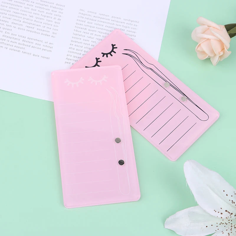 1pc Acrylic Novel Lashes Palette Holder Eyelash Display Board With Magnetic Design For Lash Tweezers Storage Makeup Tools