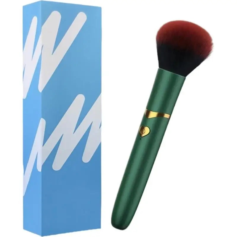 10 Gear Vibration Makeup Brush,Electric Makeup Brush USB Rechargeable Cosmetic Brush For Liquid Powder Blusher Concealer