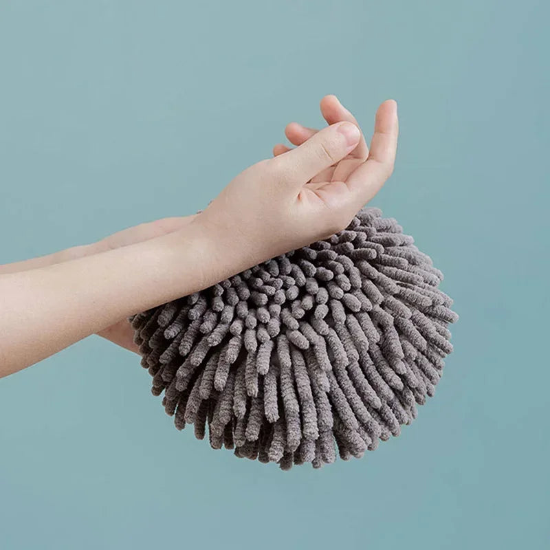 Ball for Wiping Hands and Towel for Wiping Hands Kitchen and Toilet Lovely Rag Hanging Towel Japanese Style Quick
