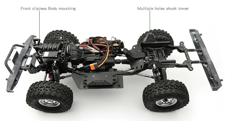 RCDream RD110 Pickup 313mm Hard Body Car shell DIY Version For 1/10 Axial SCX10 III SCX10 II 313mm Scale Crawler DIY Upgrade