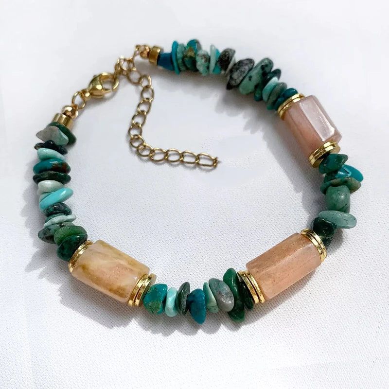 2020 Winter New Products Retro Wild Silicone Bracelet Handmade Ethnic Beach Jewelry For Women Men Adjustable Elastic Bangle Gift