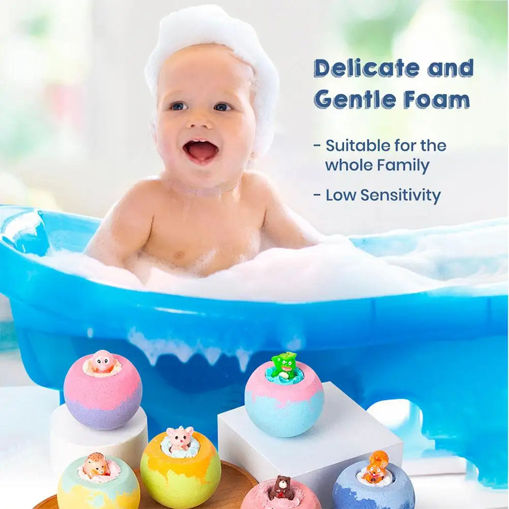 2026 Essential Oil Bath Salts Ball Bathtub Bath Ball Exfoliating Moisturizing Cleaning Body Bubble Balls Shower Accessories