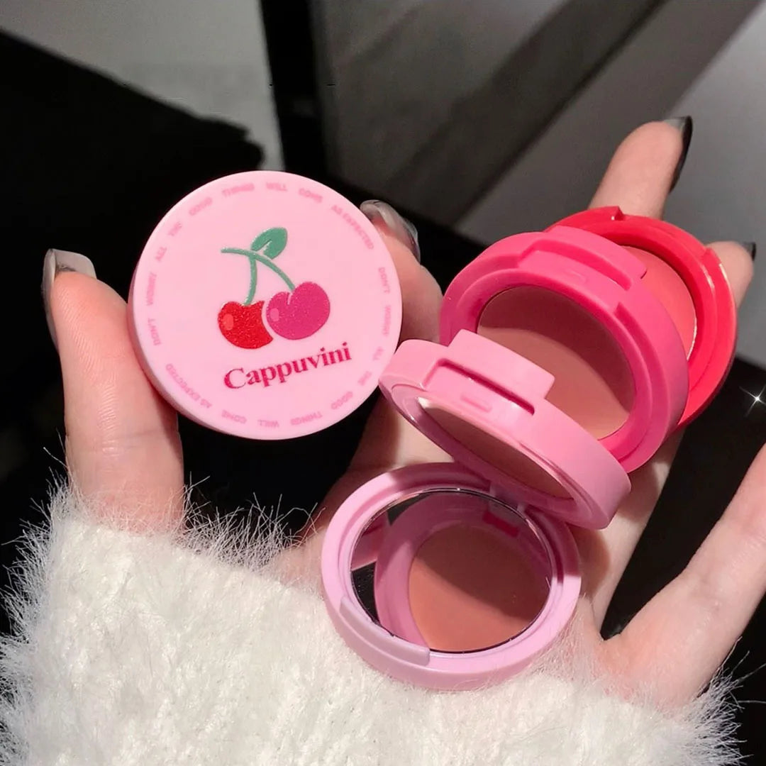 3 in 1 Cream Blush Cherry Watermelon Red Blushes Waterproof Lasting Matte Beauty Blush Cream Peach Face Blush Makeup Cosmetic
