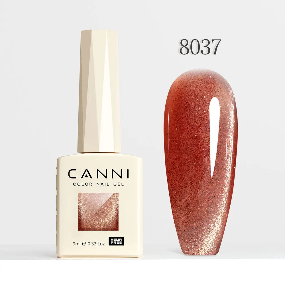 9ml CANNI Nail Gel Polish HEMA FREE Diamond Sparkle Sequin Gorgeous Color Venalisa Semi Permanent Soak Off UV LED Glitter Nails