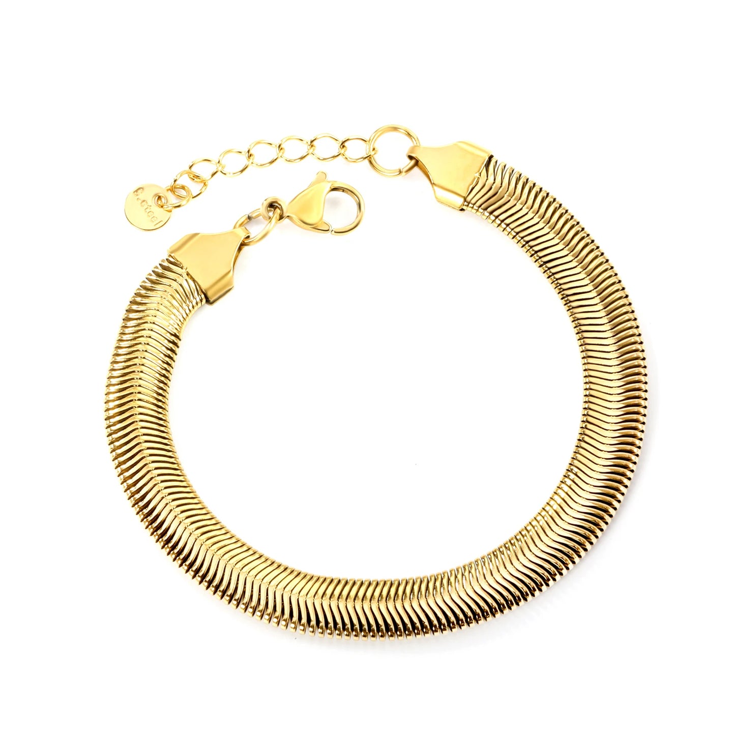 LUXUSTEEL 2-8mm Women‘s Stainless Steel Chain Bracelet Geometric Charm Chain Metal Female Bracelet Fashion Jewelry Party Gifts