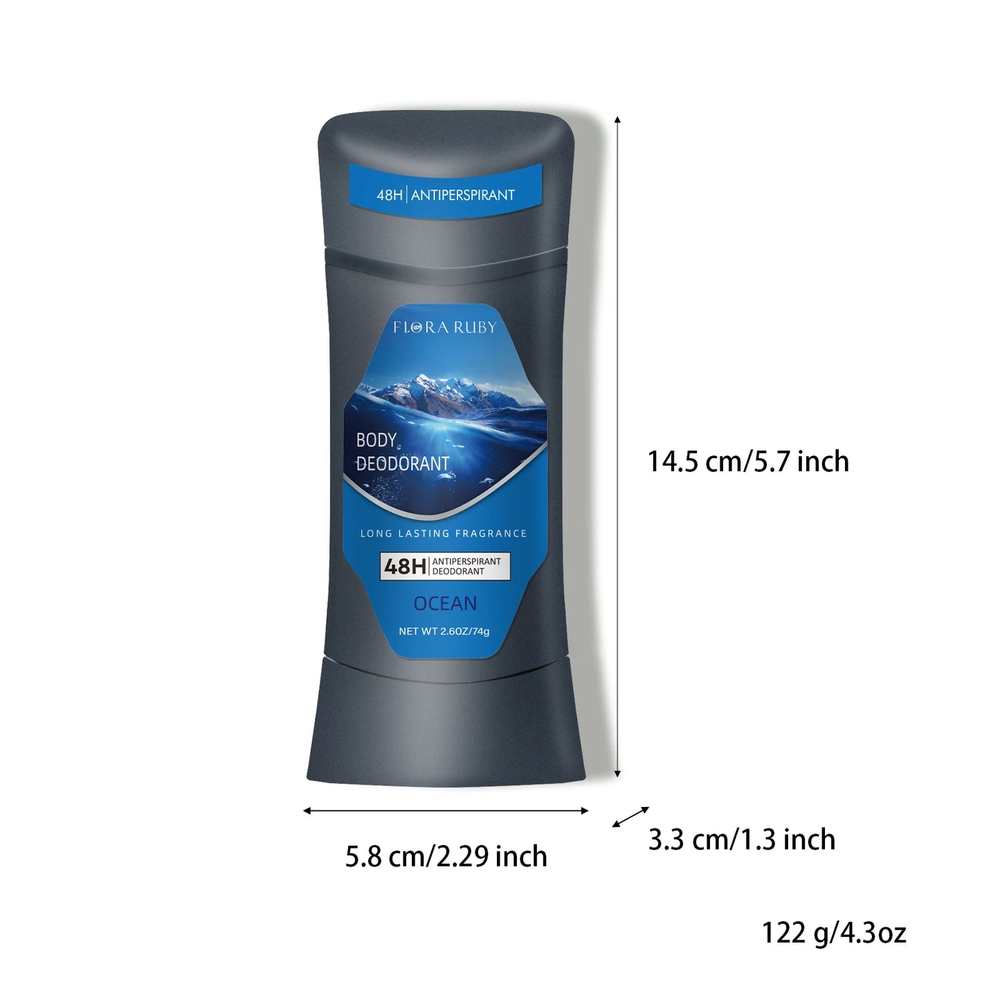Men's Body Odor Remov Deodorant Stick Natural Remover Antiperspirant Stick Underarm Stop Sweating Care Lasting Refreshing Cream
