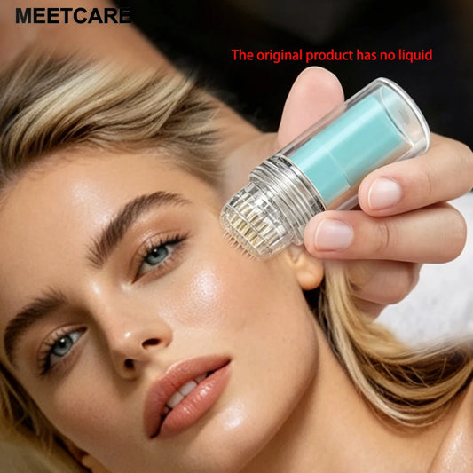 20Pins Derma Stamp Titanium Microneedling 0.25mm Derma Stamp Micro Needle for Personal Face Hair Beard Skin Beauty Care Tools