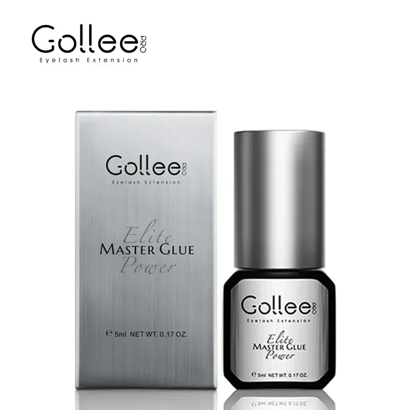 Gollee 0.5s Fast Dry Latex-free Lash Glue No Irritation Bonder Lash Extension Glue 15ml Bonder and Primer Clean Lash Supplies