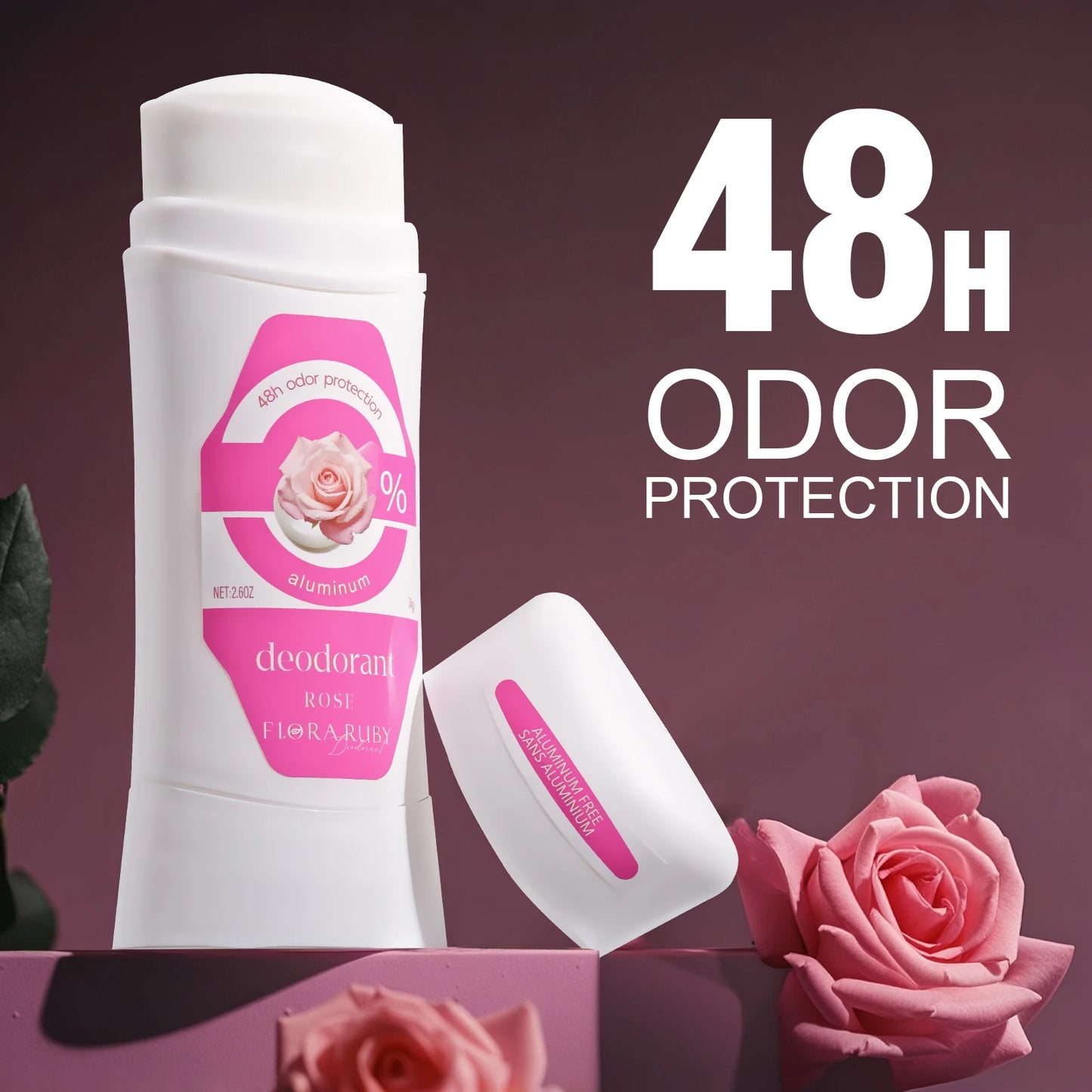 Deodorant Women Aluminum Free Antiperspirant Stick Advanced Protection Deodorants Natural Flower Perfume Deodoran 74g