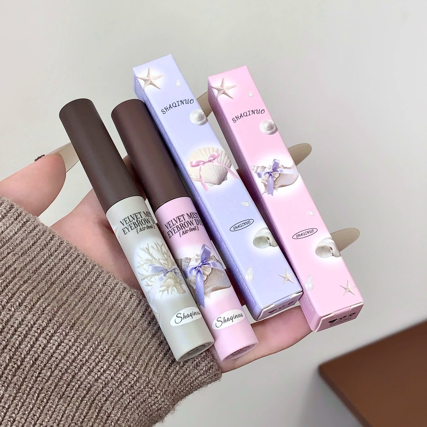 Cute Natural Mist Eyebrow Enhancer Dye Gel Tint Mascara SHAQINUO Long Lasting Quick Dry Dyeing Brow Tattoo Tint Brow Makeup