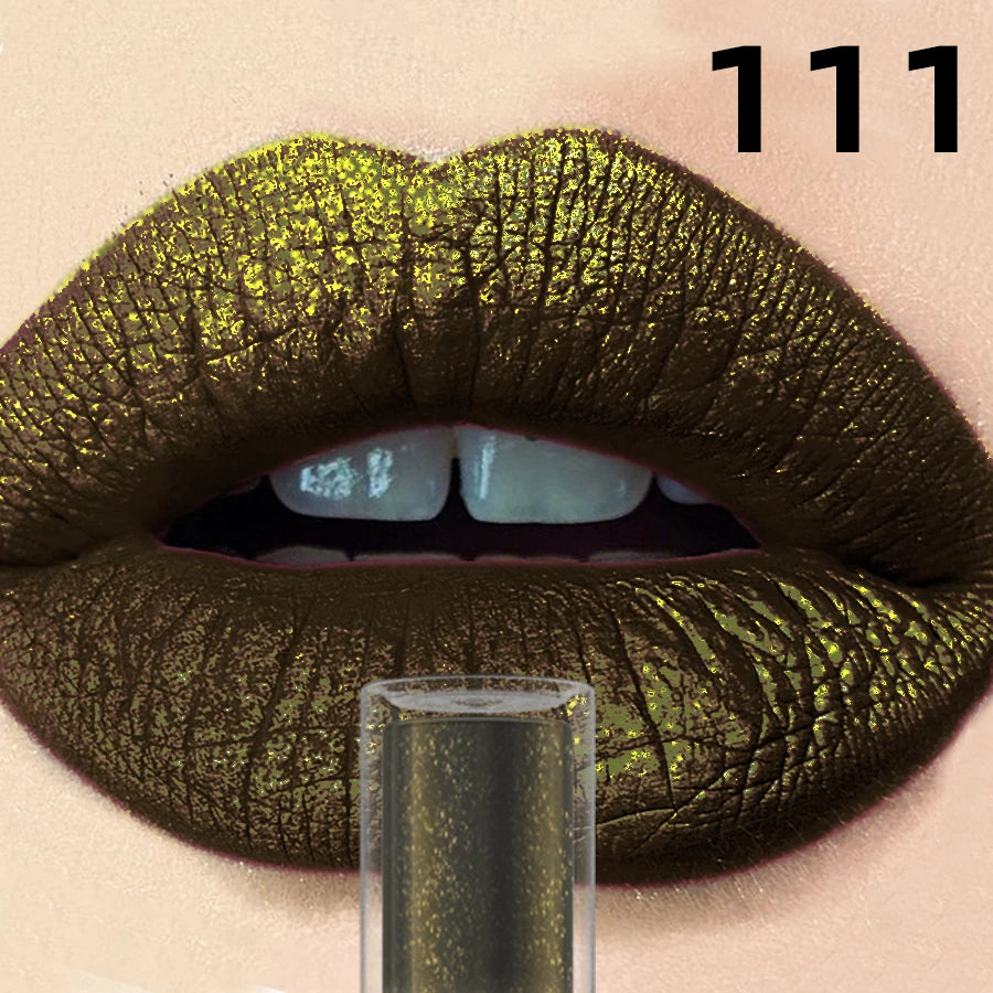 14 Colors Sparkling Shine Lip Glaze Glitter Metallic Long Lasting Lip Gloss Waterproof Liquid Lipstick Makeup Lip Oil Gifts