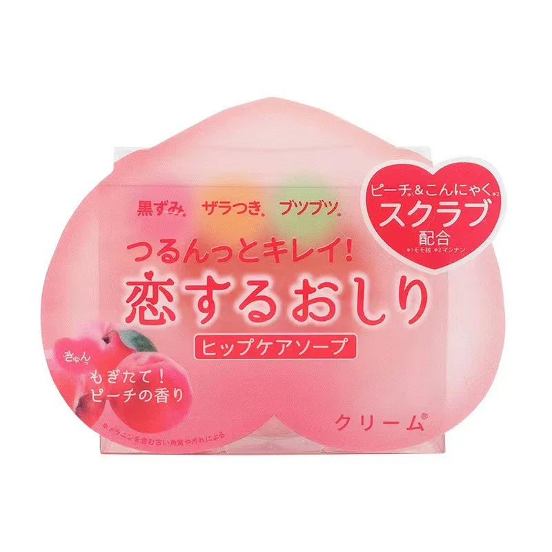 Peach Shaped Soap Intimate Skin Exfoliating Bar Moisturizing Feminine Care Smooth Tender Skin Daily Cleaning Care Products