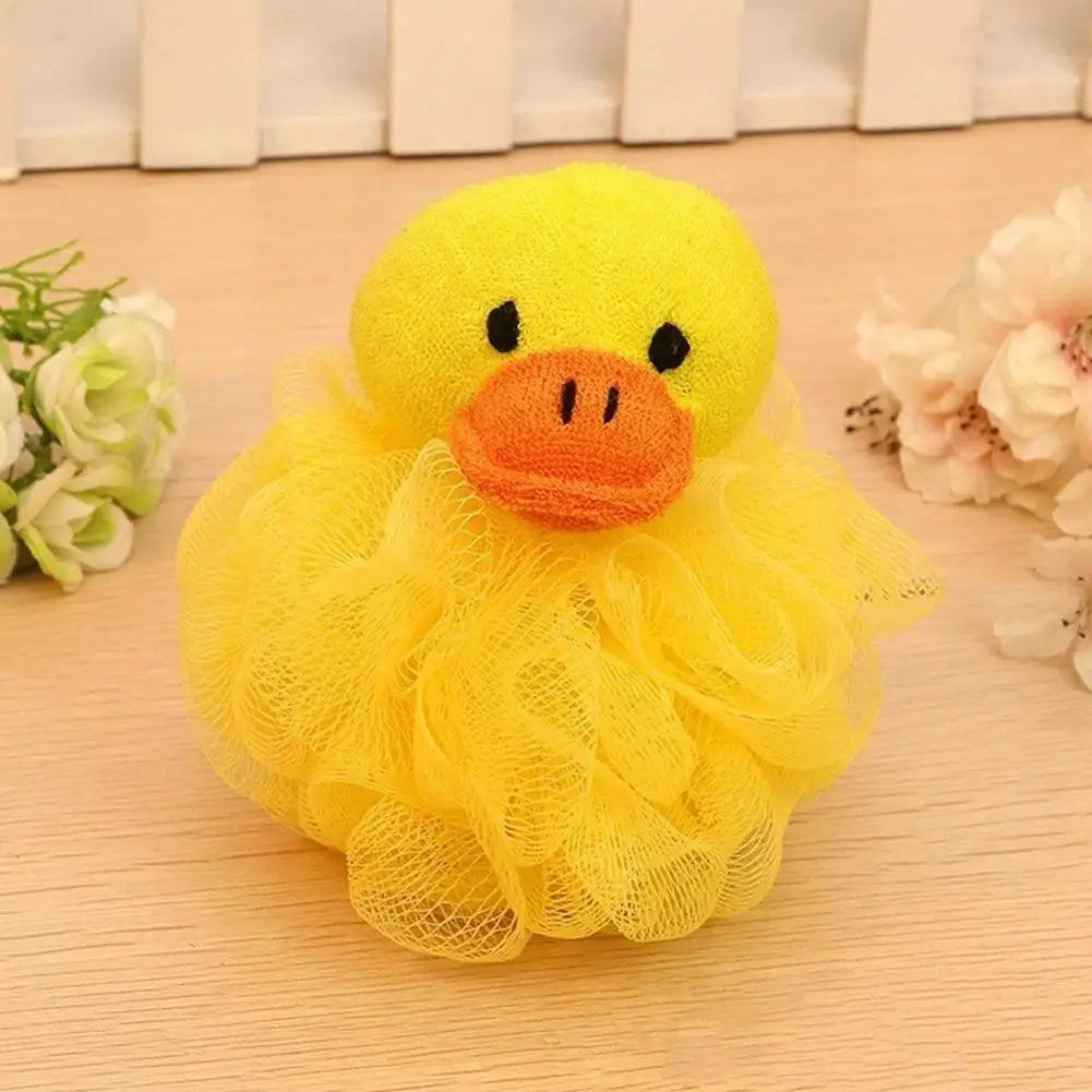 Bath Sponges Animal Kids Loofah Bath Pouf Mesh Animal Toy Bath Sponge Colorful Cartoon Body Scrubber Balls Shower Mesh for Kids