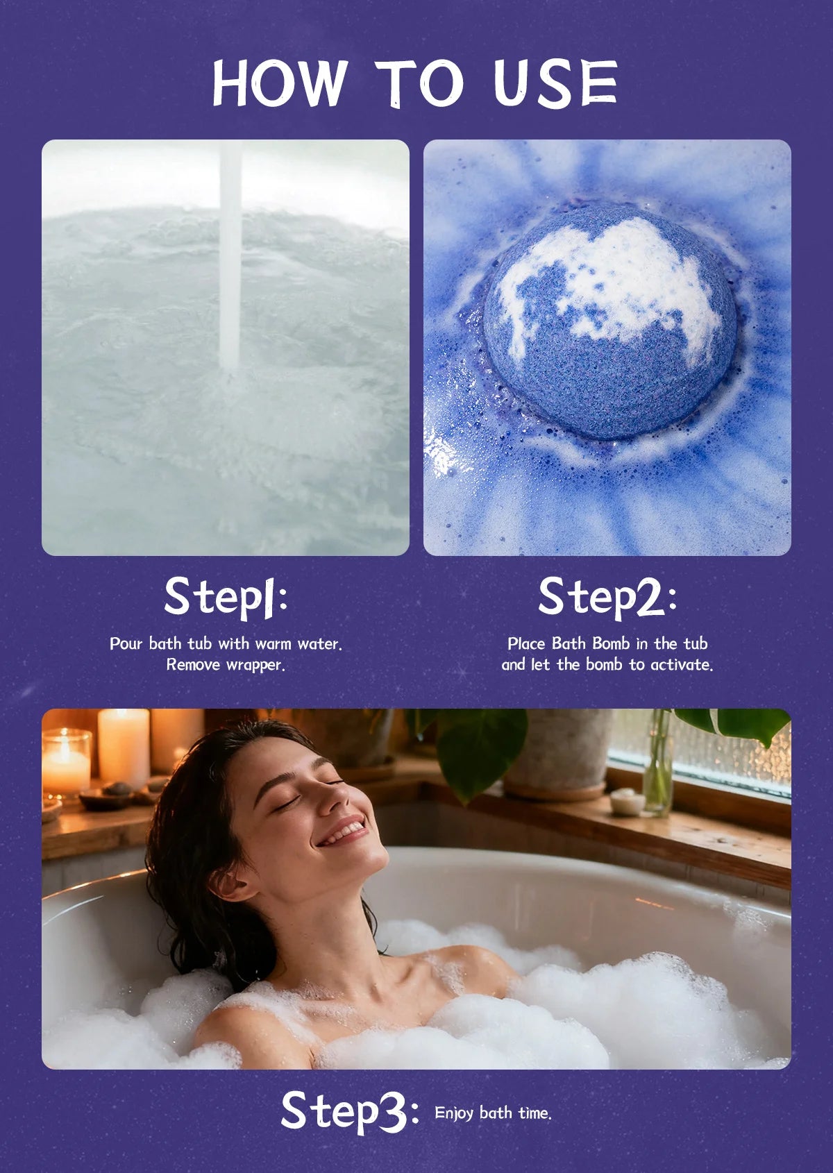 24pcs Bath Balls For Women Shower Bubbles Nourishing Bath Bubble Set For Bathtub Bathroom Travel Camping Home Holiday Spa