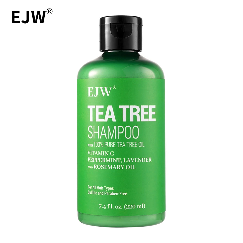 EJW Tea Tree Body Wash Odor-Control Shower Gel Back Acne Removal Long Lasting Moisturizing Skin Barrier Balancing Body Cleanser.