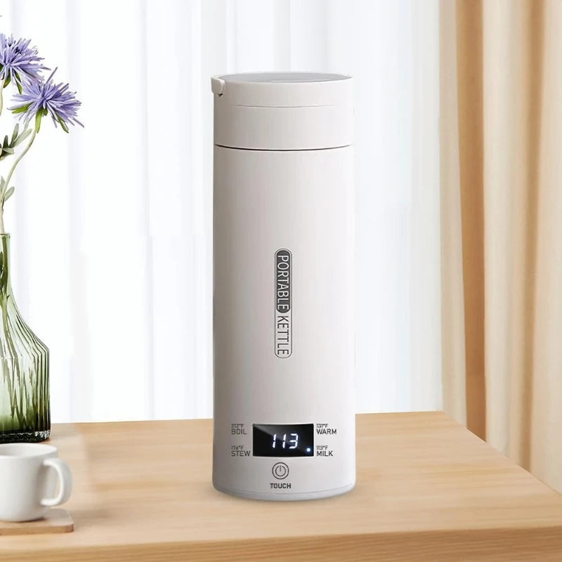 Mini Kettle 500 ml Electric Travel Kettle 4 Temperatures Portable Kettle Fast Heating Cup for Coffee and Tea