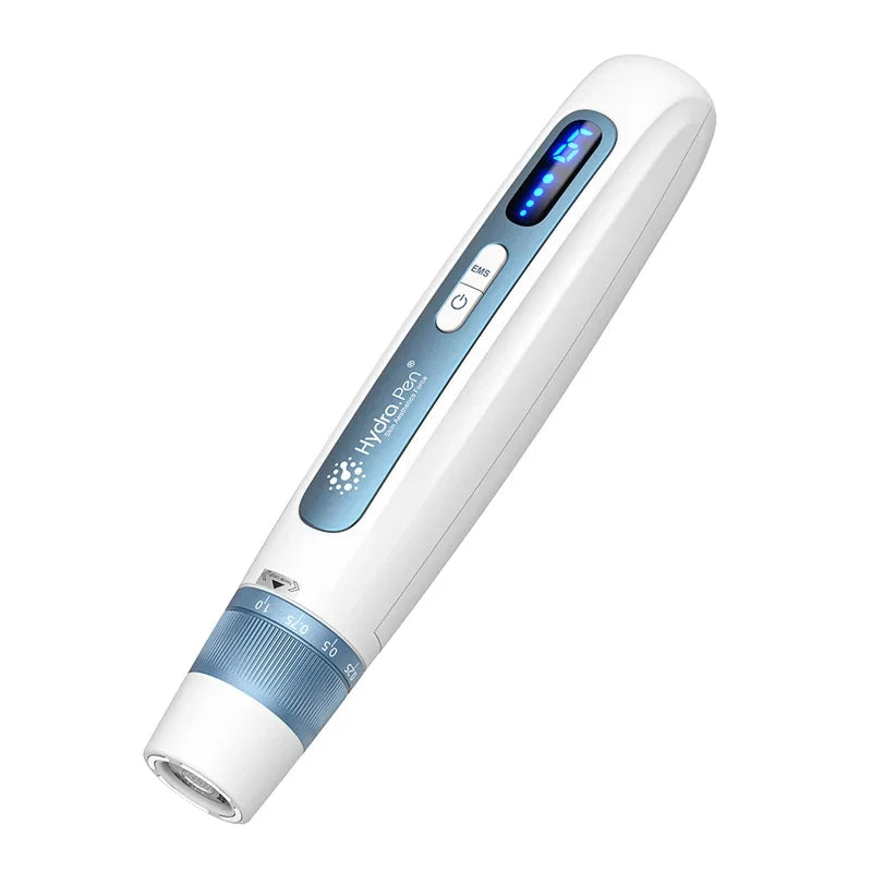Latest 2 in 1 Microneedling Beauty Instrument Wireless Derma Pen H5 4 Pole EMS Microcurrent Skin Care 0.2MM