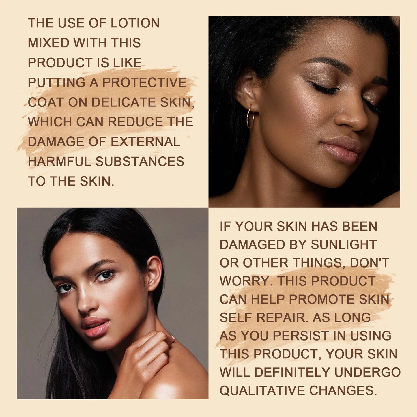 Skin Care Essence Tanning Cream Deep Hydrating Moisturizing Bronze Skin Brighting Cleaning pores Body Care Oil